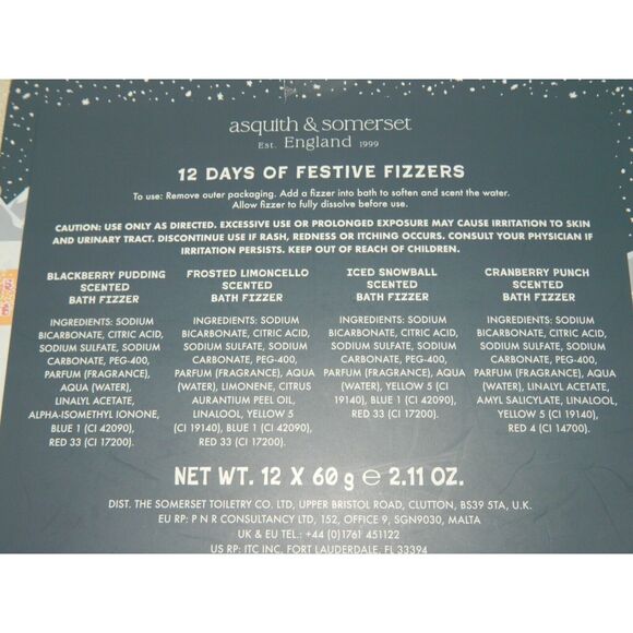 Asquith & Somerset Bath Bombs 12 Count Gift Set - Picture 3 of 5